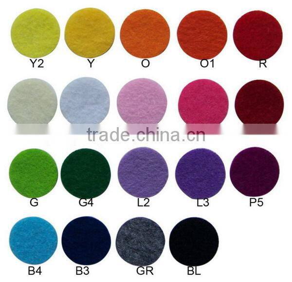 hot sale eco friendly new products promotional gift wholesale ornaments felt fabric circle sticker on alibaba express