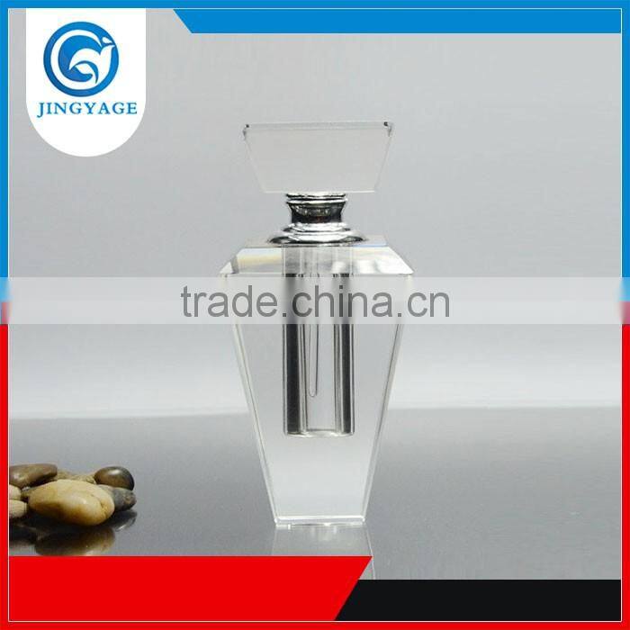 Jingyage customized colored fancy crystal perfume bottle wedding favors crystal scent perfume bottle lady perfume bottles