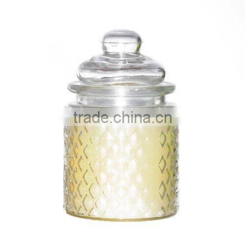 300ml 10oz 11oz glass candle jar wax jar with mushroom lid