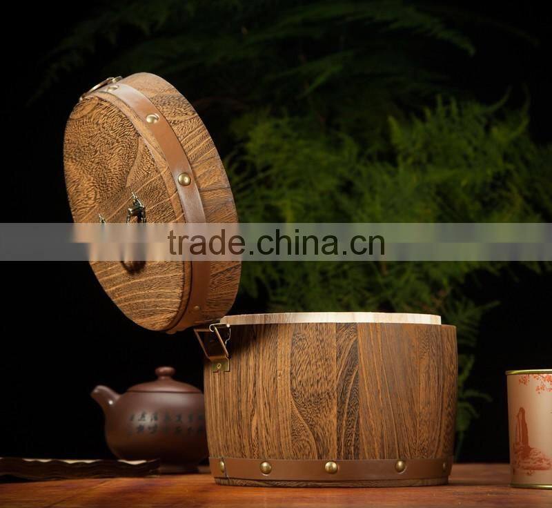 Coffee Bean Packaging Wood Barrel