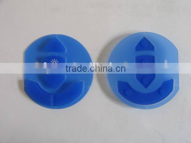 Black controller silicone rubber keypads/ keypad for remote