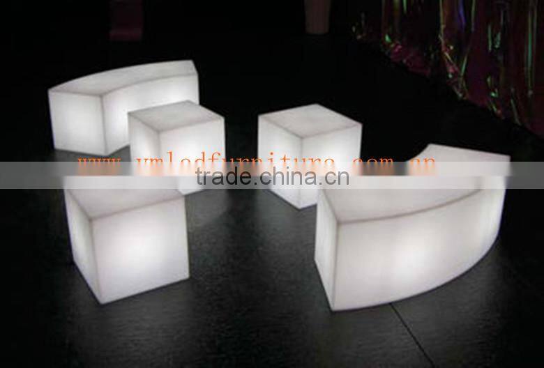 Colorful Led used Bar Stools With infrared Remote Control