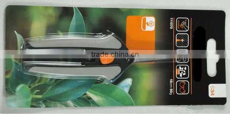 colorful handle mini stainless steel blade grape scissors garden pruning shear