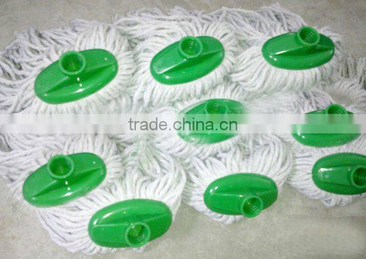 cotton/polyster mops with plastic socket