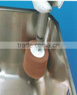 Non-woven abrasive with abrasive cloth impregnation flap wheels