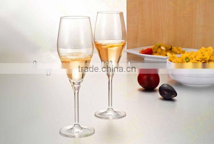 Crystal white wine glass,stemless wine glass