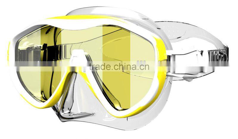 High quality diving gear, silicone full face diving mask (MM-105)