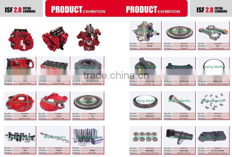 Rubber V-belt 3972384 8pk for Foton ISF3.8