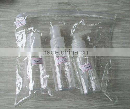 3pcs 70ml PET travel bottles set/cosmetic bottle
