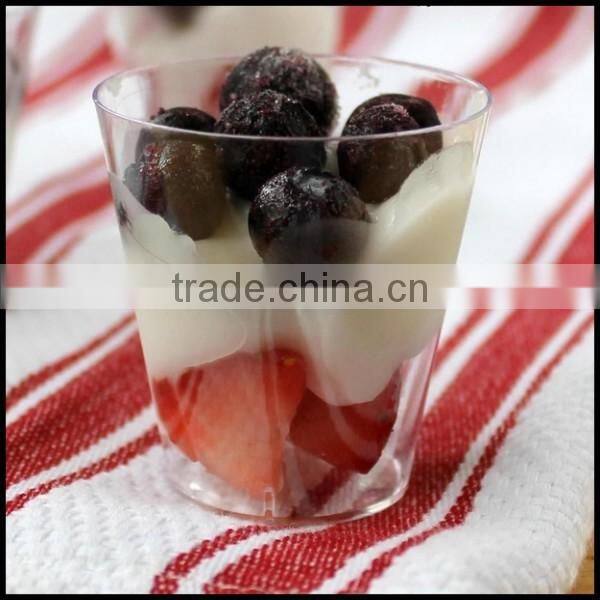 1.5oz SHOT CUPS Small Plastic clear party wedding jelly dessert glasses cups,custom High Grade Disposable Plastic Wine Cup