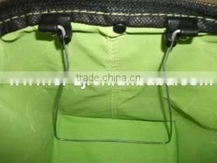 GRENN COLOR&Hot sale&Alumiu shopping Cart / folding basket / reusable shopping basket