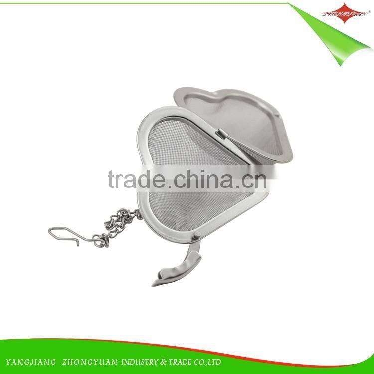 ZY-S3015 304 stainless steel mesh round loose tea infuser ball