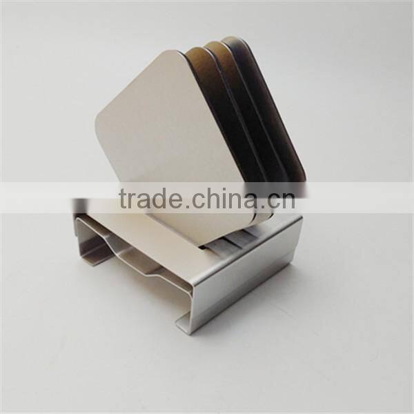 Drink coaster for wedding in Square Set of 4