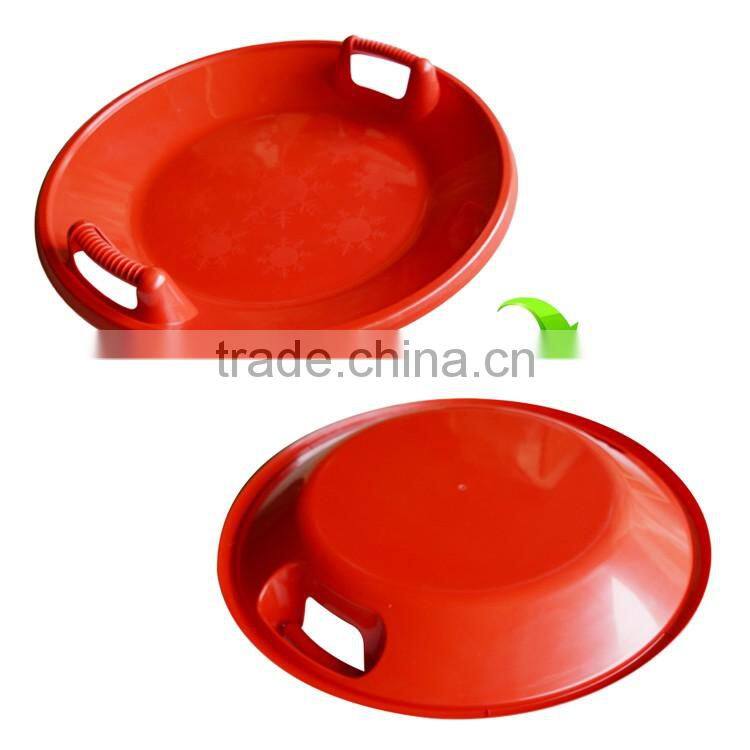 PLASTIC FLYING SAUCER SNOW SLEDS Downhill Pro Disc Winter Saucer Snow Sled snow fly