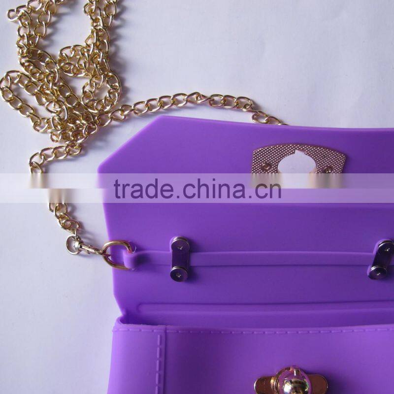 silicone mk fashion handbags silicone bags jelly colors for wholesale China