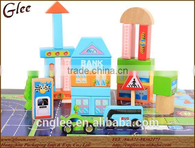 New style wooden toy block for kids