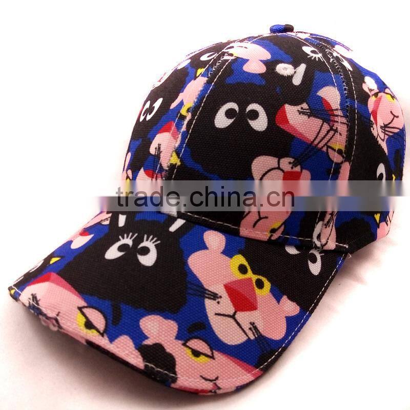 custom 100% canvas printing Led lights baseball caps and hat