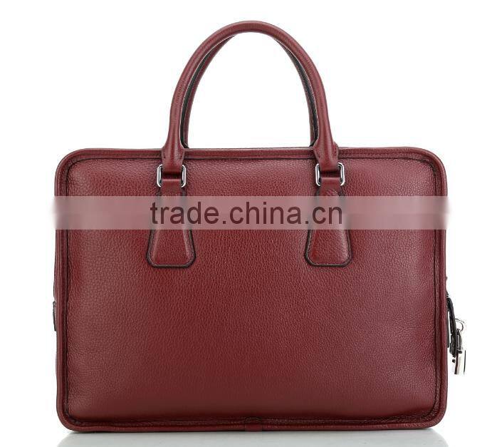 2017 New Models Brand handbag Men's Genuine leather handbag