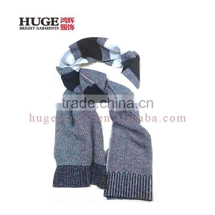China Manufacturer New Style Very Soft Men Knit Scarf
