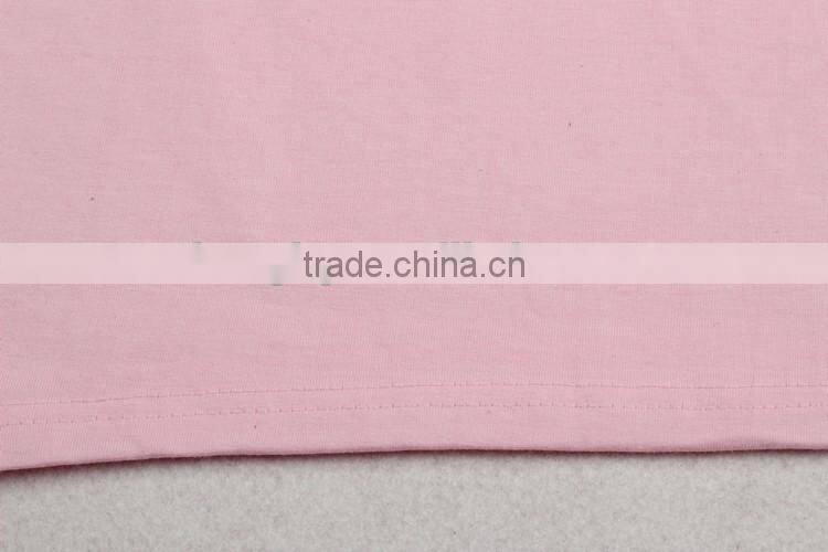 180g 100% cotton tubular t-shirt, high quality solid color t-shirt custom logo printing