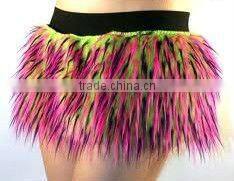faux fur skirt fake fur skirt plush skirt sexy skirt