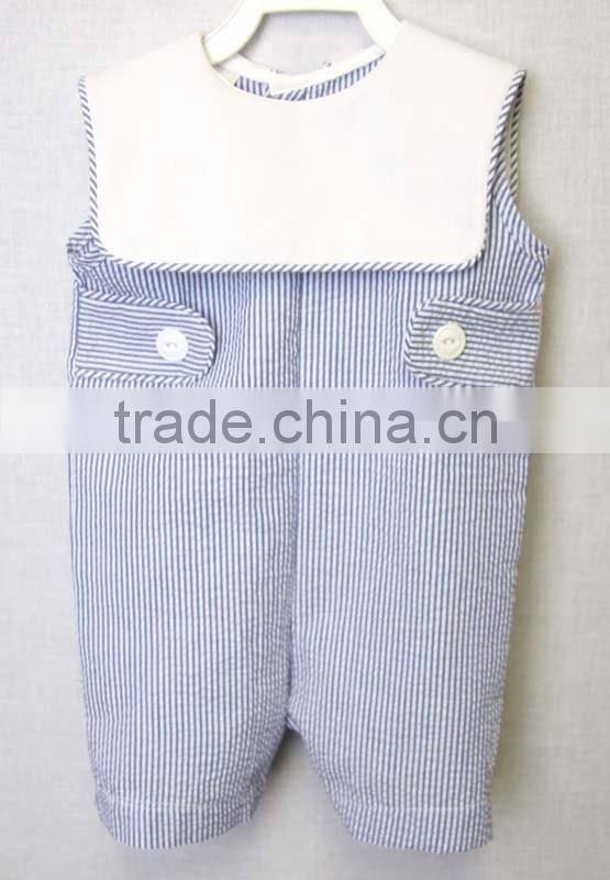 Wholesale spanish baby clothes clothing of plain white baby rompers for boys