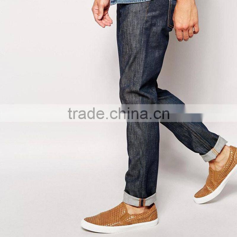 plain fashion custom design jeans pants bulk new style