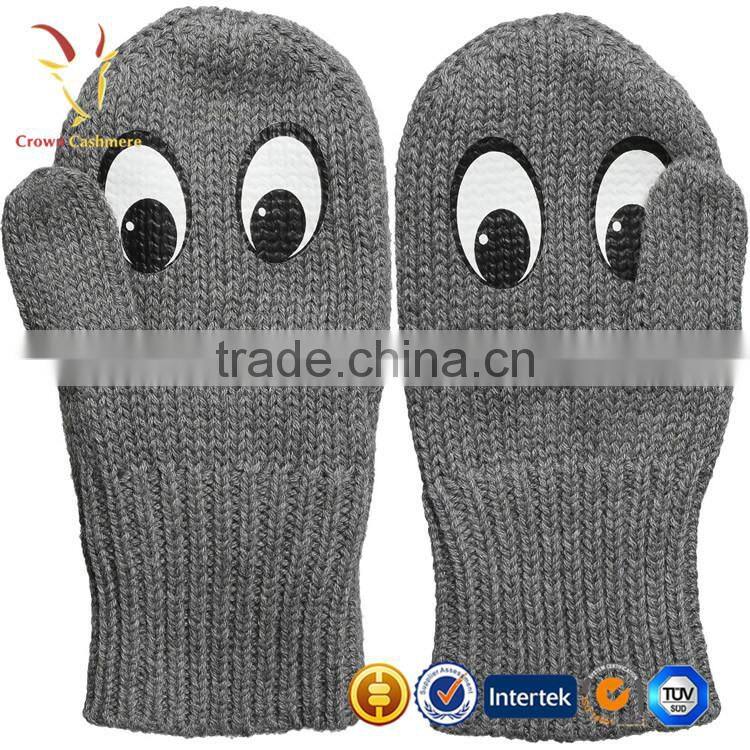 Cheap Winter Black Cashmere Fingerless Gloves UK