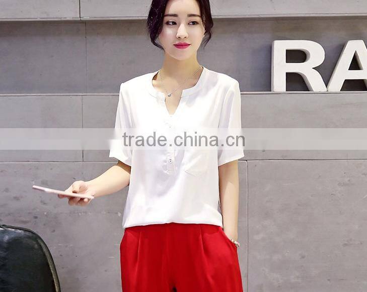 2016 new fanshion custom casual women modal half t-shirt