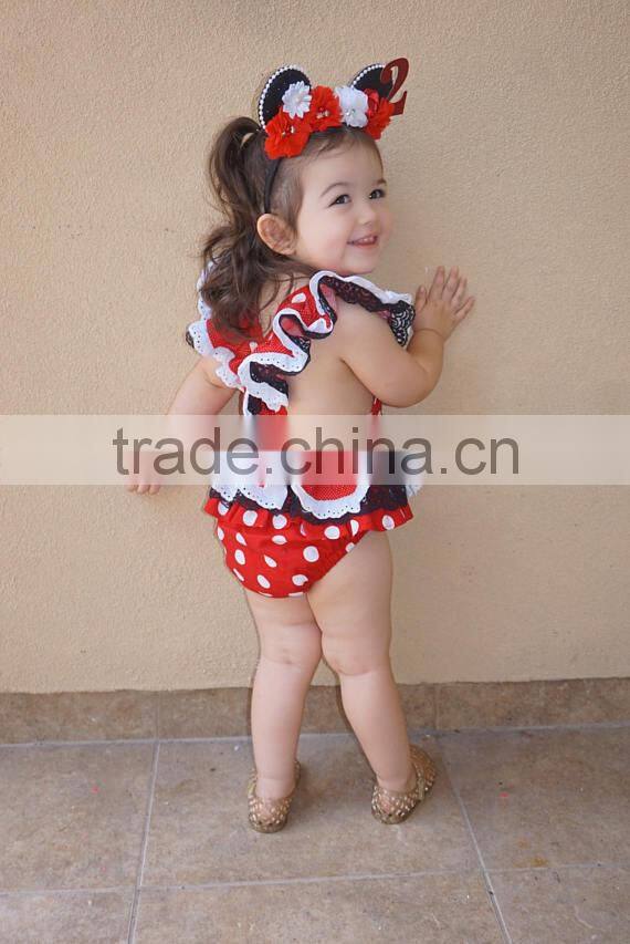 New Summer Hot Baby Girl Clothes Lace Kids Organic Romper Baby Clothing Set