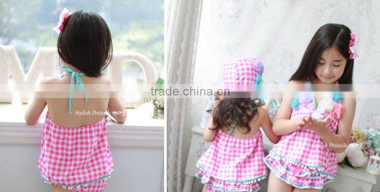 2015 one piece girl sexy cute swimwear suit