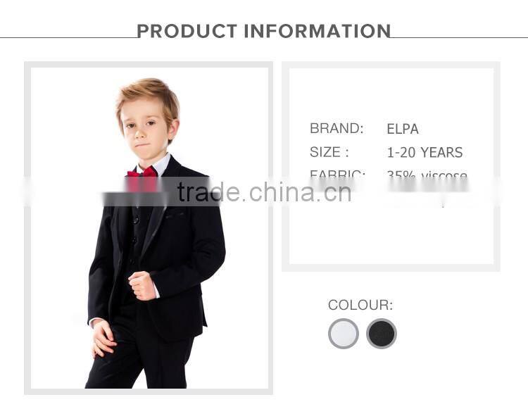 ELPA formal suits for boys plus size black school uniform OEM