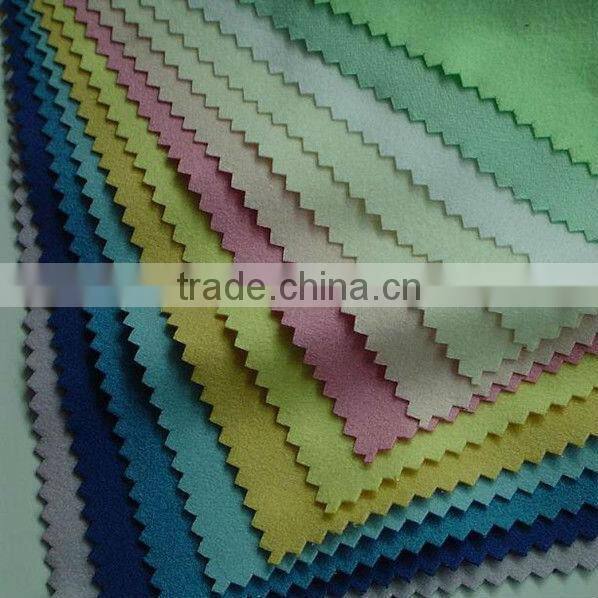 100% Polyester Peach Skin Fabric china factory made