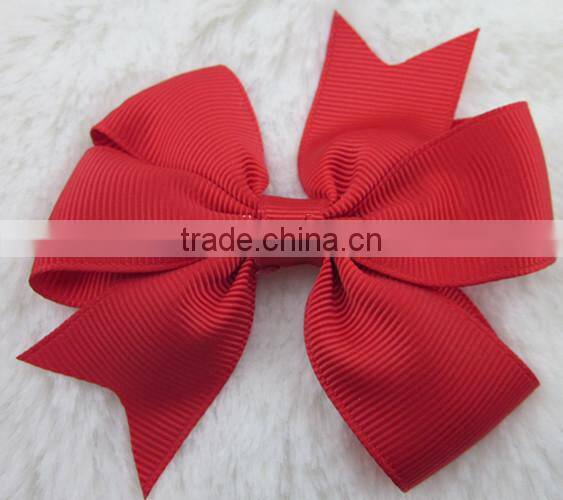 Hot sale hairbows hairpin hairband bobby pin kid trendsetting thread plain dovetail bowknot clip hairpin children hair accessory