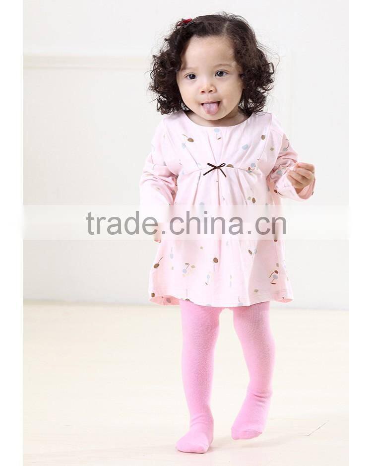 Solid color mashup baby girl hosiery