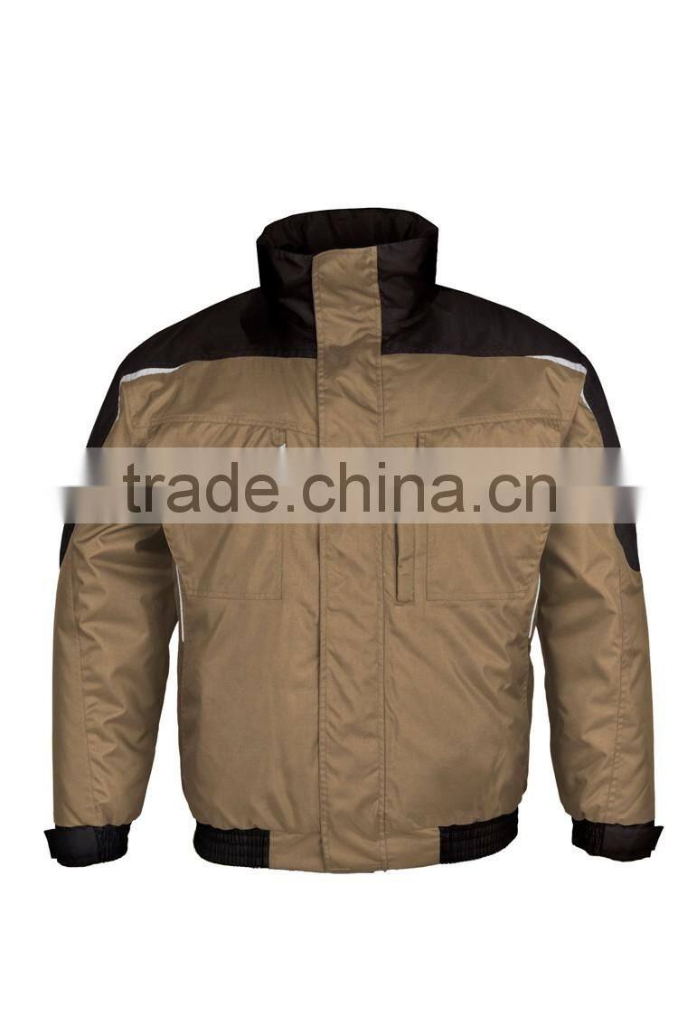 Custom winter workwear breathable waterproof jacket cargo jacket