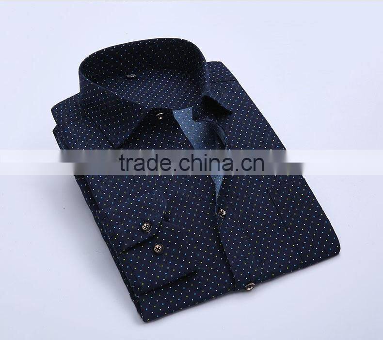 Yiwu factory OEM high quality cotton shirt elegant for men 2016