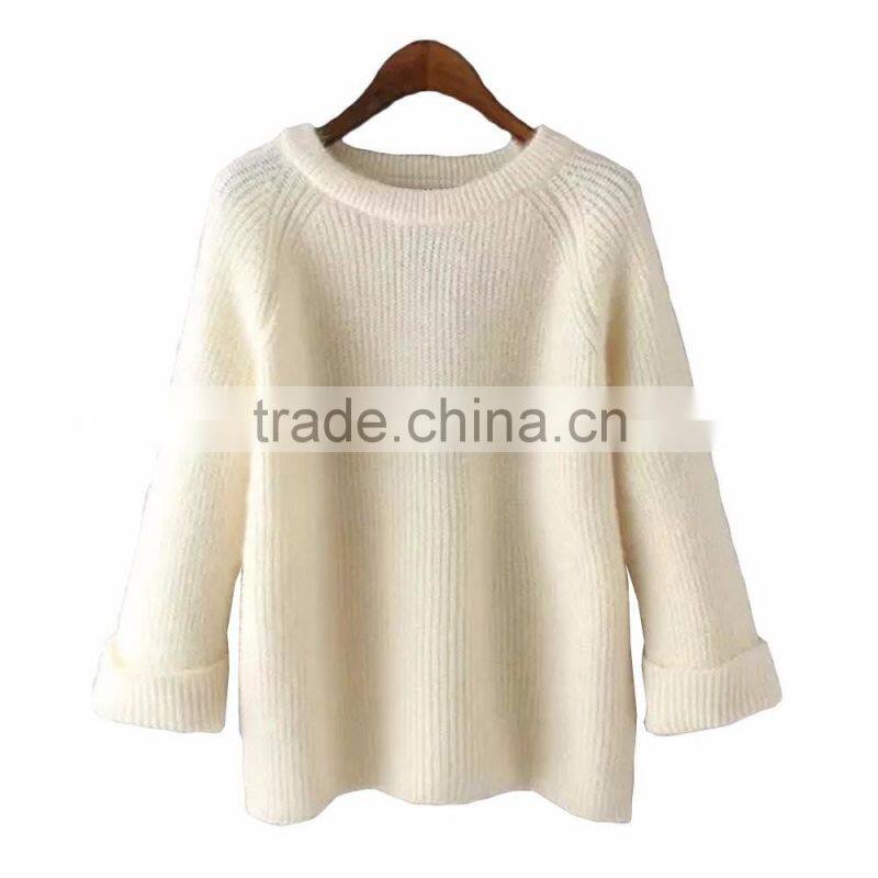 New Hot Woolen Sweater Designs For Ladies Knitted Pullover