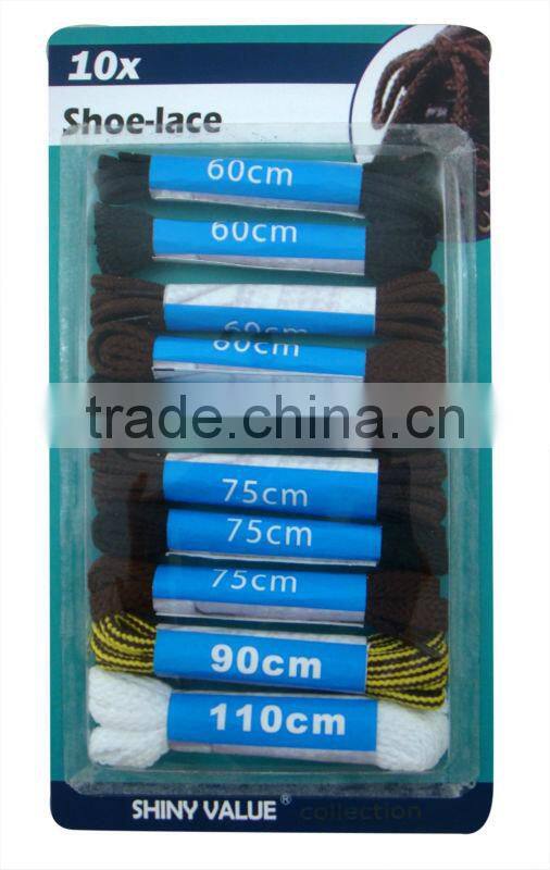 Shiny Value high quality cheap brands solid shoe laces