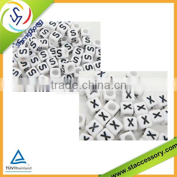 High Quality Plastic Alphabet Beads,Customized Plastic Alphabet Beads