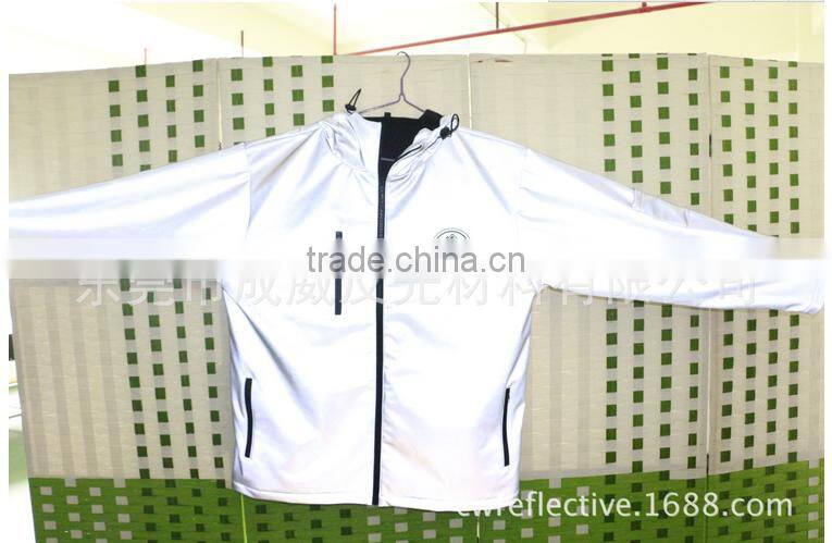 2017 popular elastic reflective fabric wholesale fabric