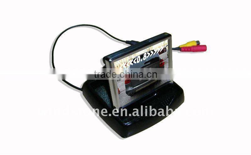 3.5 inch Car Monitor Flip Open With IR Rearview Camera