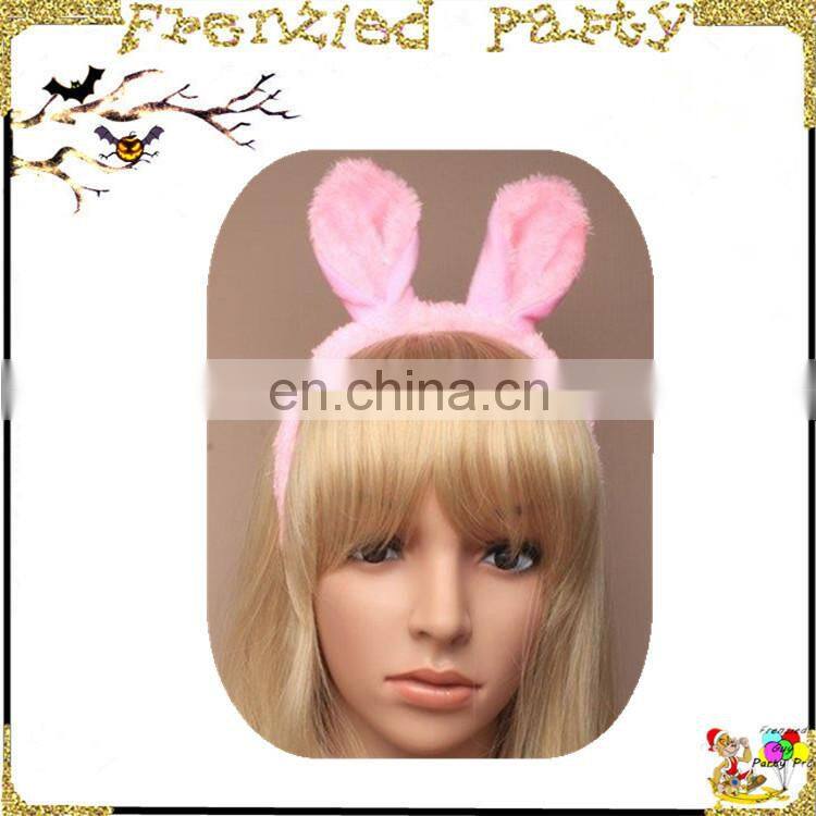 New arrival Cute white bunny ear party headband FGHD-0022