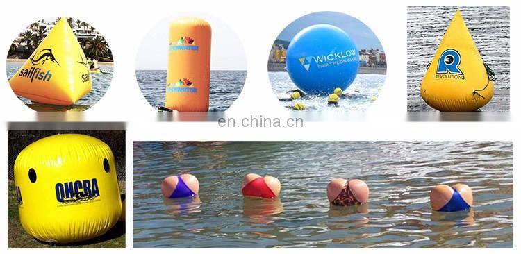 Water game Race Markers Cylinder floater buoy inflatable barrel