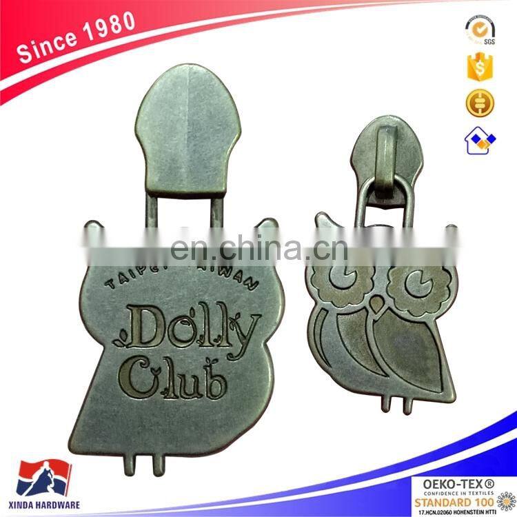 Latest custom alloy zipper puller for clothing