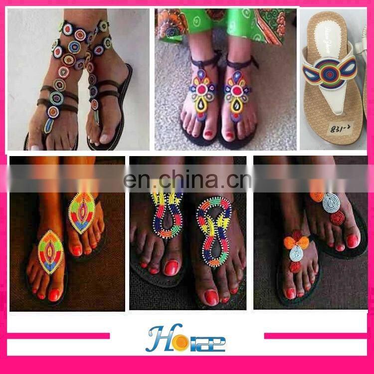 wholesale cheap 3D PVC rubber patch lady sandal rubber accessories
