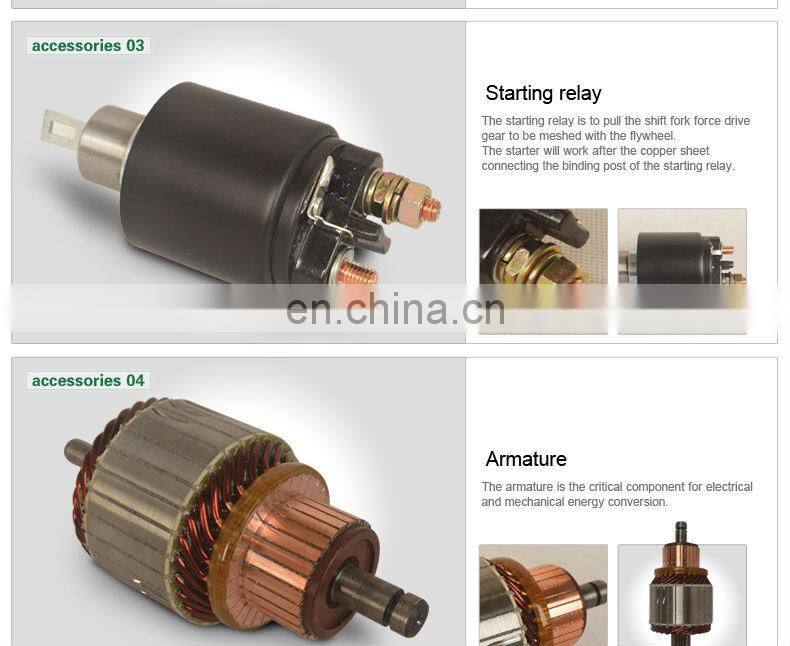 Electric Auto Car Parts Bosch Starter Motor 12V DC For VW AUDI 058 911 023 Made in China