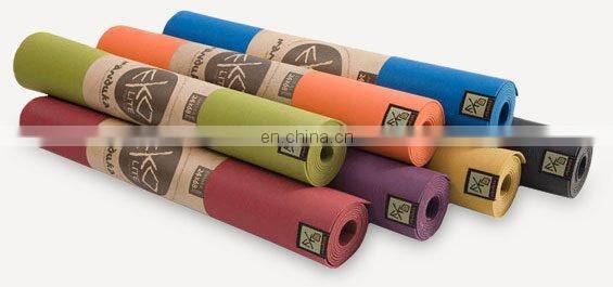 Eco Friendly Organic PVC Yoga Mat with Carry bag