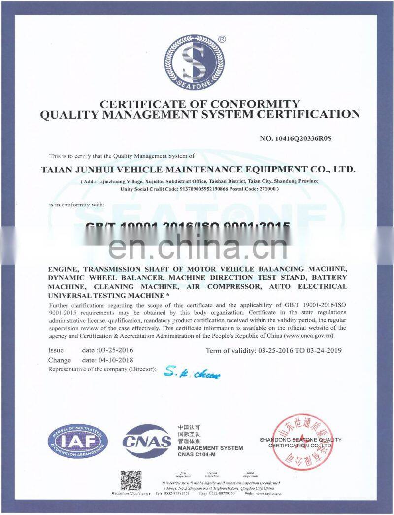 JUNHUI JH-CRI200 Diesel Fuel Injection Common Rail Injector Calibration Tester with Flow Sensor