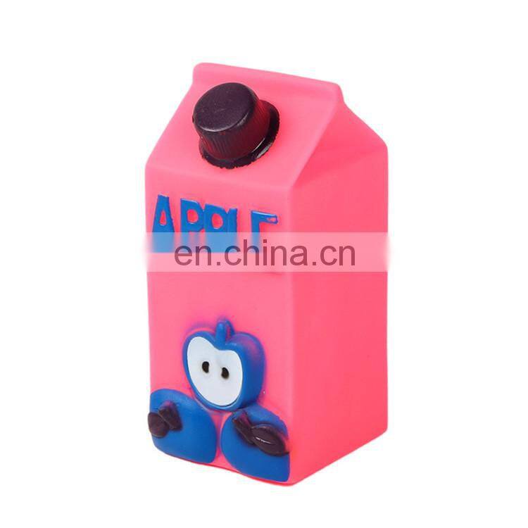 Assorted Colors Pet Bottle Toy Latex Dog Toys For Small Dogs and Puppie